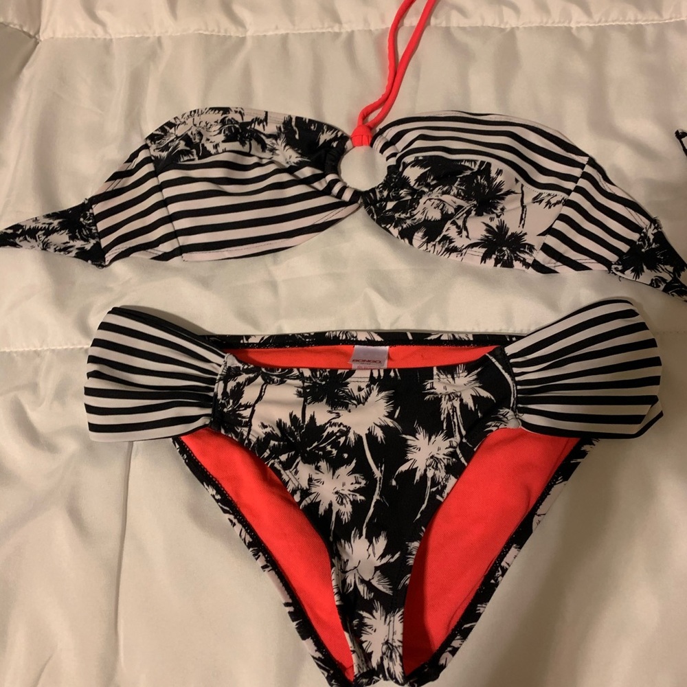 2-Piece Palm Trees Swimwear